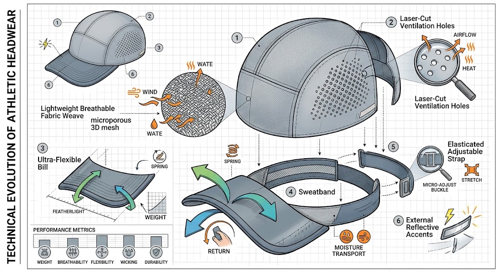 The Technical Evolution of Athletic Headwear