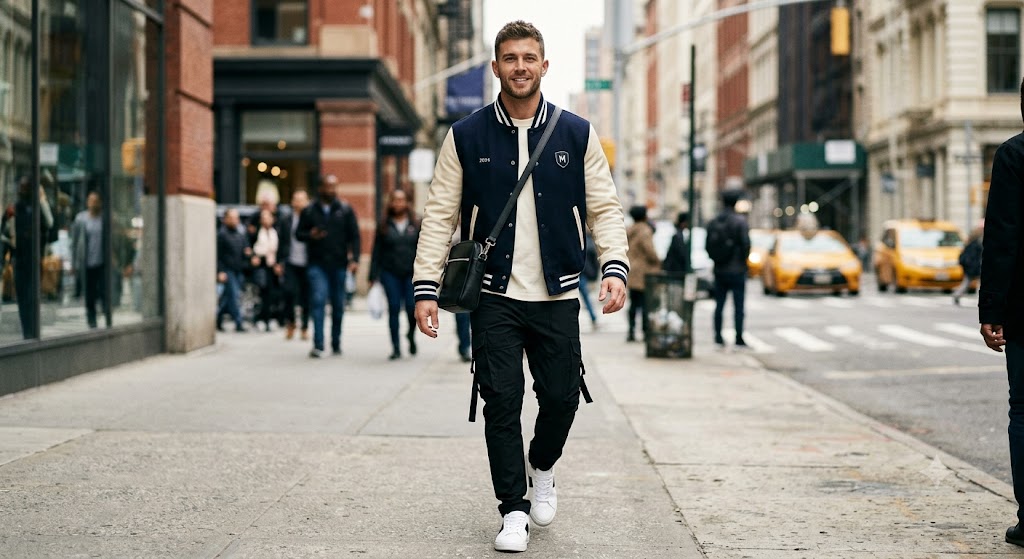 Men’s Varsity Jackets and Modern Fits